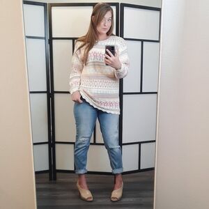 Winona Vintage Pastel Sweater L